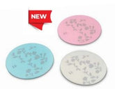 Fns SESIA Round Multi-Coloured Stainless Steel Coasters – Set of 6